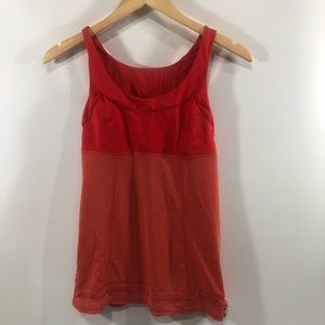 Lululemon Red Athletic Tank Top